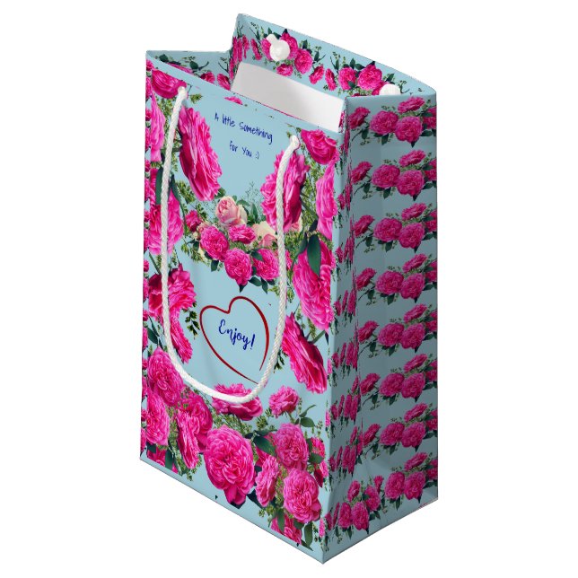 Blue Rose - Partytime Small Gift Bag (Front Angled)