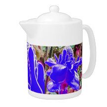 Blue Rose Petals Porcelain coffee &