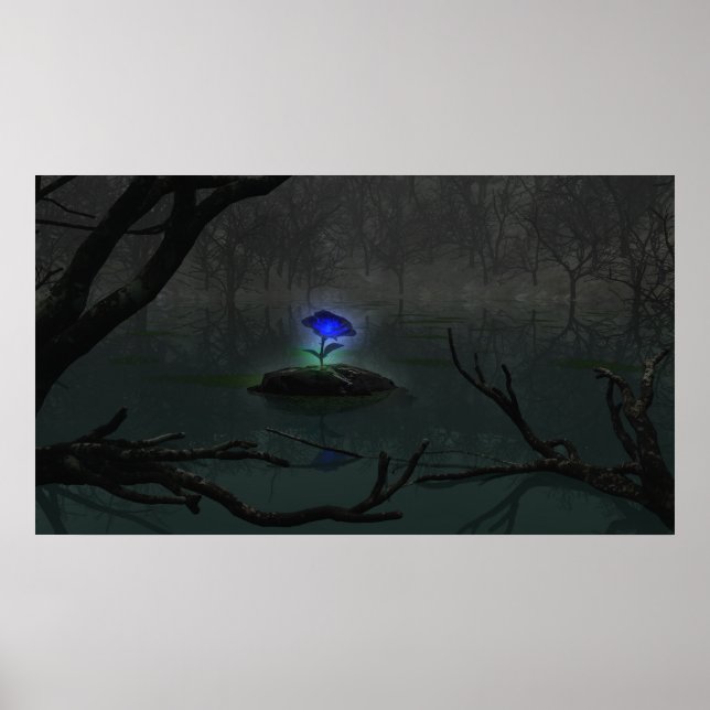 Blue Rose Print (Front)