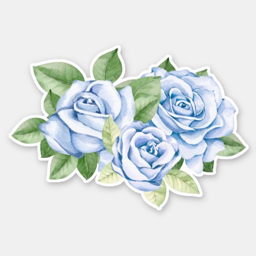 Blue Rose Sticker