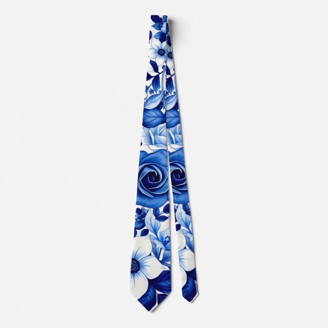 blue rose symphony tie (Front)