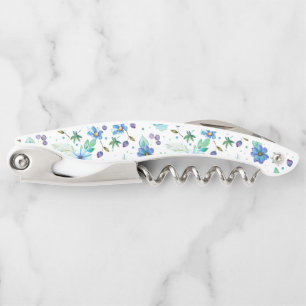 Blue rose waiter's corkscrew