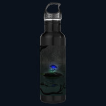 Blue Rose Water Bottle