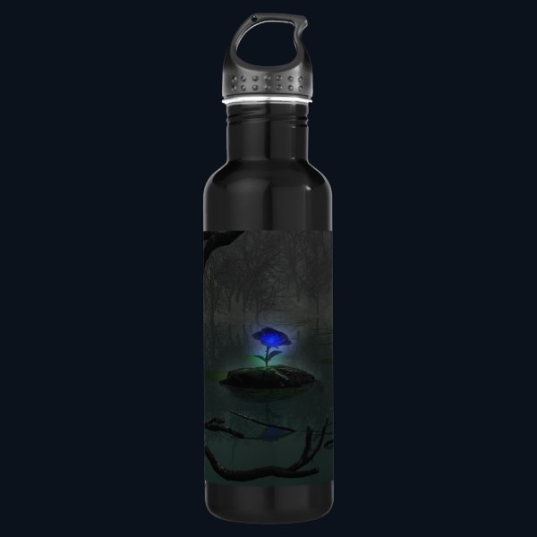 Blue Rose Water Bottle