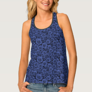 Blue Rose Women's Tank Top