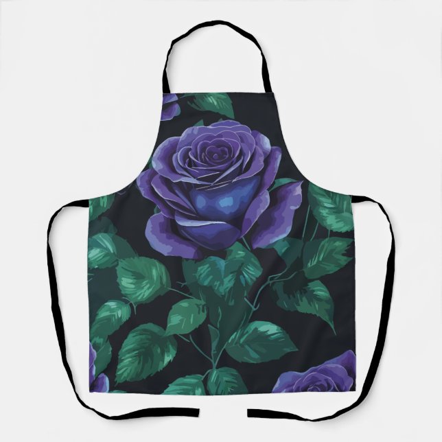 Blue roses apron (Front)