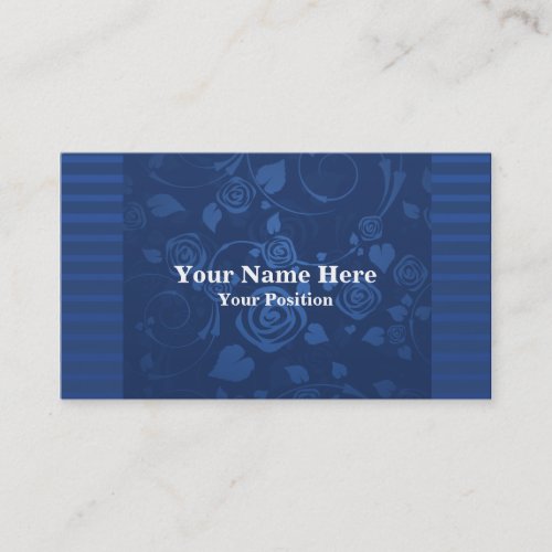 Blue Roses Business Card
