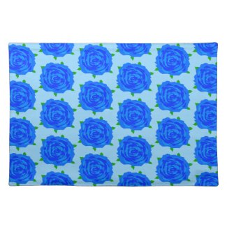 Blue Roses Designed Placemats