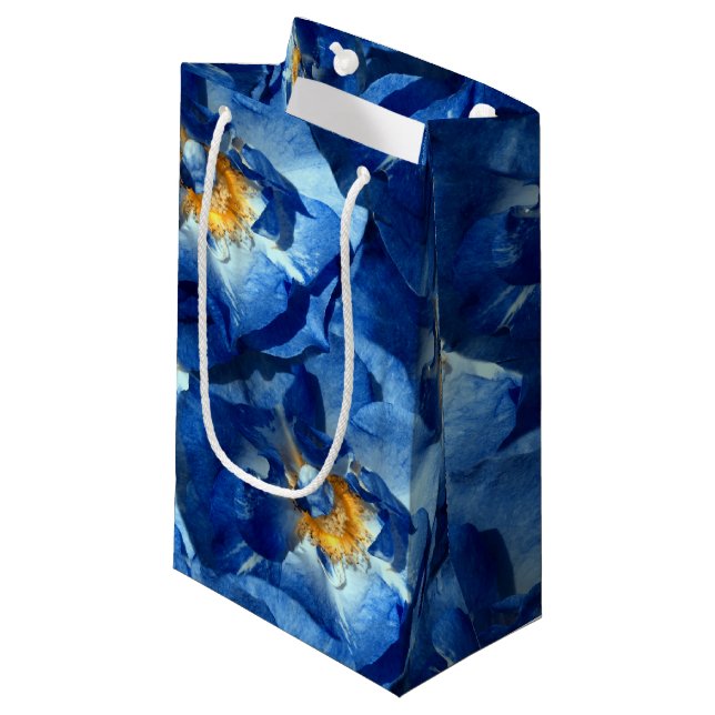 Blue roses Gift Bag (Front Angled)