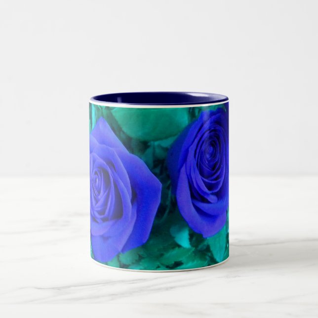 Blue Roses Mug (Center)