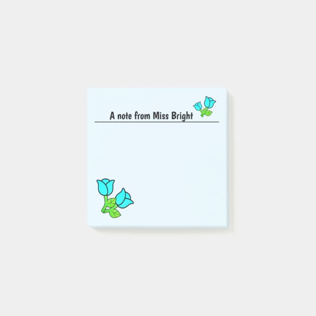 Blue Roses Notes (Front)