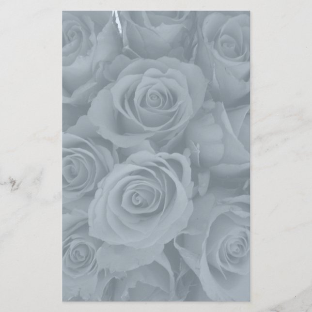 blue roses stationery (Front)