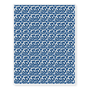 Blue Roses Temporary Tattoos