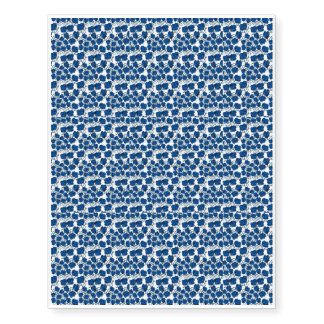 Blue Roses Temporary Tattoos