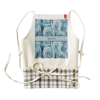 Blue Roses Zazzle HEART Apron