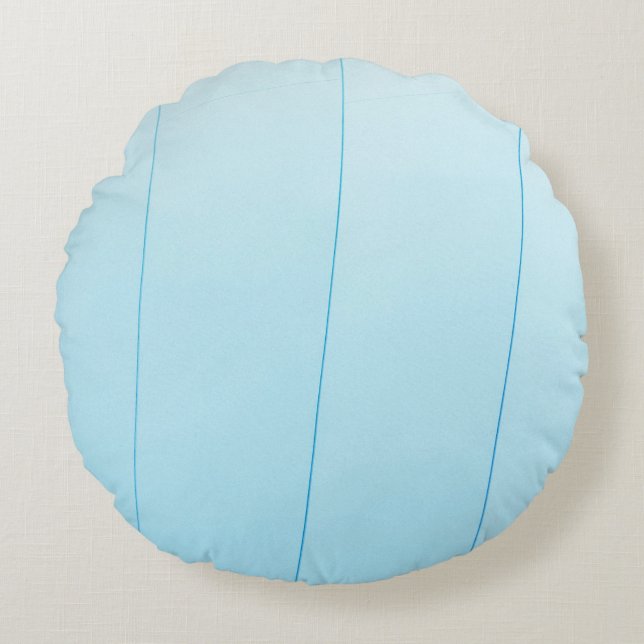 Blue Round Pillow (Front)