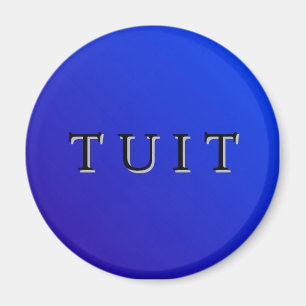Blue Round Tuit Magnet