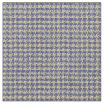 Blue, royal blue, deep sea blue, houndstooth fabric