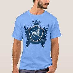 Blue Royal Creast With Lion T-Shirt