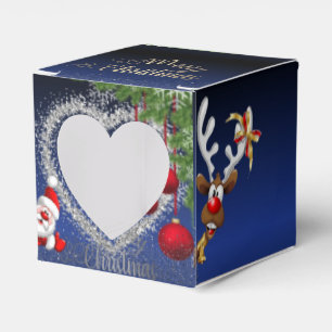 Blue Royal degraded by Papa Noel Favor Boxes