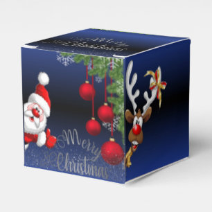 Blue Royal degraded by Papa Noel Favor Boxes