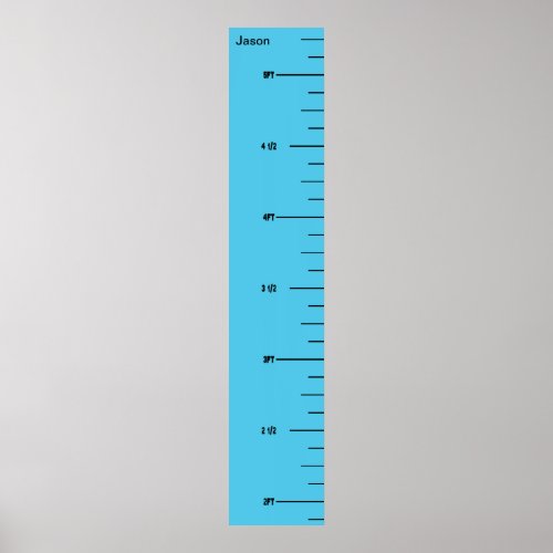 Blue Ruler Growth Chart