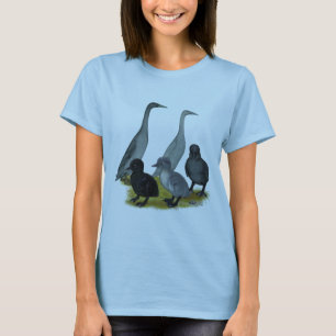 Blue Runner Duck Family T-Shirt
