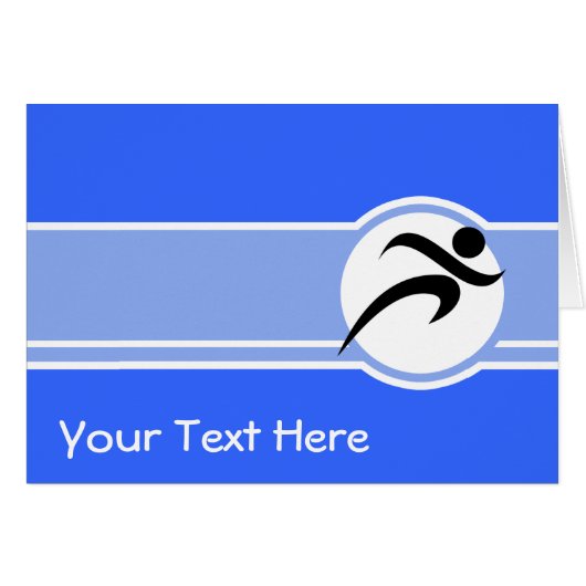 Blue Running Cards (Front Horizontal)