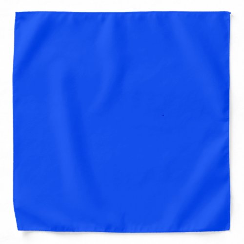 Blue RYB solid color Bandana