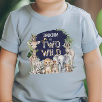 Blue Safari Jungle Two Wild Boy 2nd Birthday TAGS: