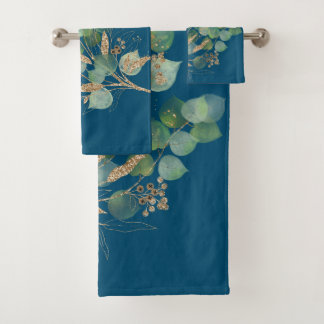 BLUE SAGE EUCALYPTUS BATHROOM TOWEL SET