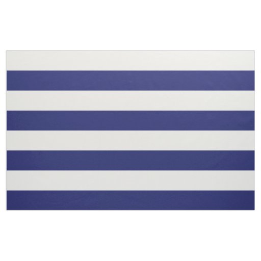 Blue Sailor Stripe (large scale) Fabric