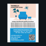 Blue Salon - Furniture Store Sales Flyer<br><div class="desc">Blue Salon - Furniture Store Sales Advertising Flyer by The Business Card Store.</div>