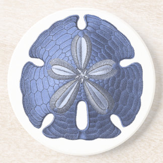 Blue Sand Dollar Stone Coaster