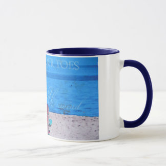 Blue Sand in the toes Mug