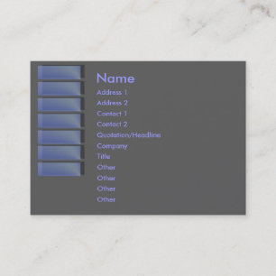 Blue Sapphire Business Card