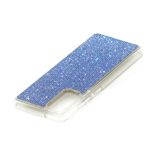 Blue Sapphire Crystal Samsung Galaxy S20 Case (Front)