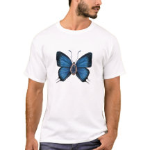 Blue Sapphire Gemstone Butterfly - Peacock Royal