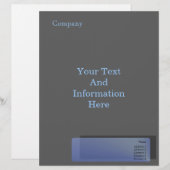 Blue Sapphire Letterhead (Front/Back)