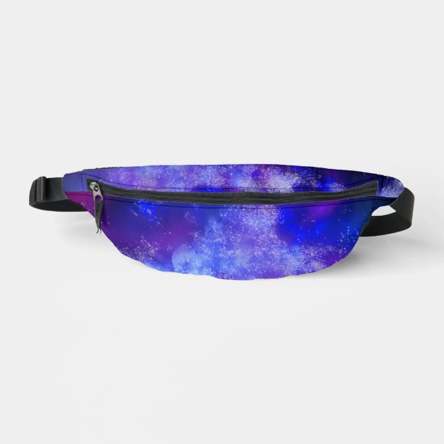 Blue sapphire night sky  fanny pack (Front)