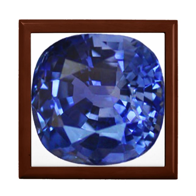 Blue Sapphire Pattern Design Gift Box (Front)