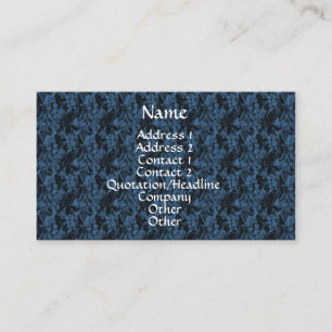 Blue Satin Background Elegant Business Card