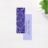 blue satin bookmark (Desk)