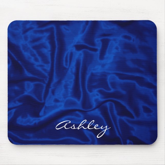 Blue Satin - Computer Mousepad (Front)