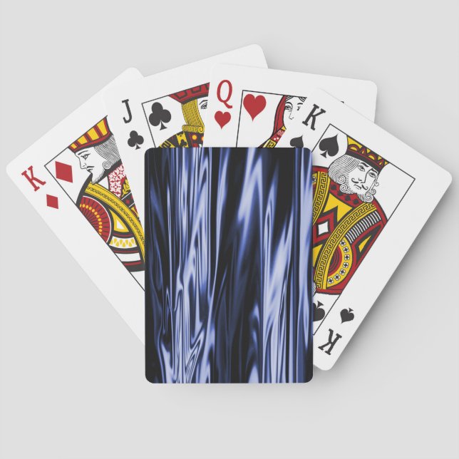 Blue Satin...... Poker Cards (Back)