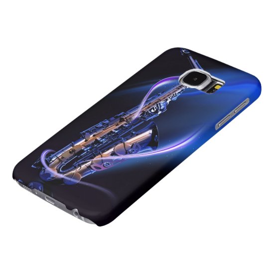 Blue Saxophone Samsung Galaxy S6 Cases