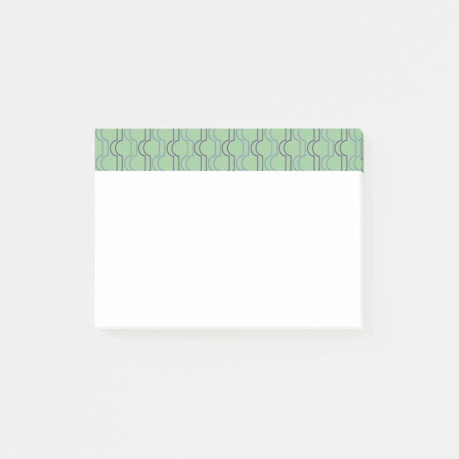 Blue Scallops Post-it Notes (Front)