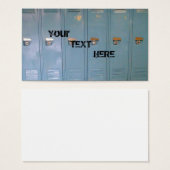 blue school lockers (Front & Back)