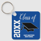 Zazzle Bulk Gifts for Students Graduation Class Keychains, Adult Unisex, Size: 2, Black