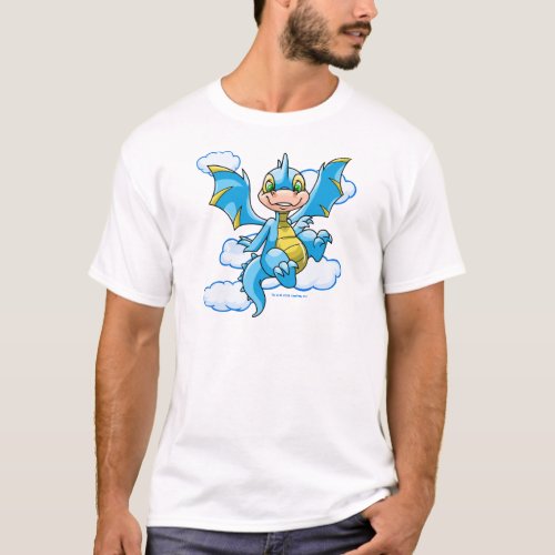 Blue Scorchio with his head in the clouds T_Shirt